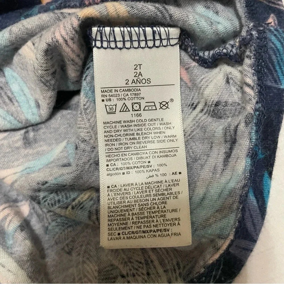 OLD NAVY COLORFUL FERN TODDLER DRESS - Picture 3 of 3